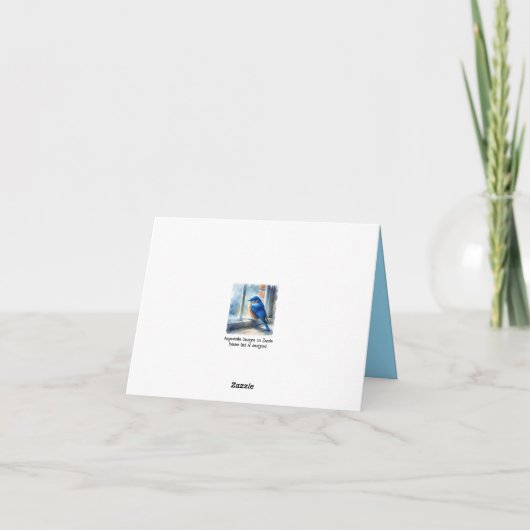 Denk aan jou bedankkaart (Achterkant)