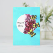 Denk aan jou bedankkaart (Staand voorkant)