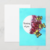 Denk aan jou bedankkaart (Voorkant / Achterkant)