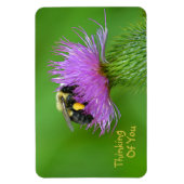 "Denk aan jou" Bee Magnet Magneet (Verticaal)