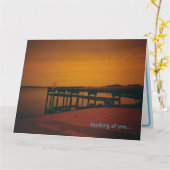 Denk aan Jou- Blanco Kaart (Gele Bloem)