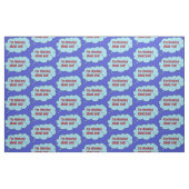 Denk aan jou, blauw stof (Fat Quarter)