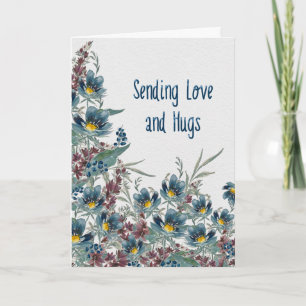 Denk Aan Jou Boeket – Bloemrijke Bemoediging Kaart