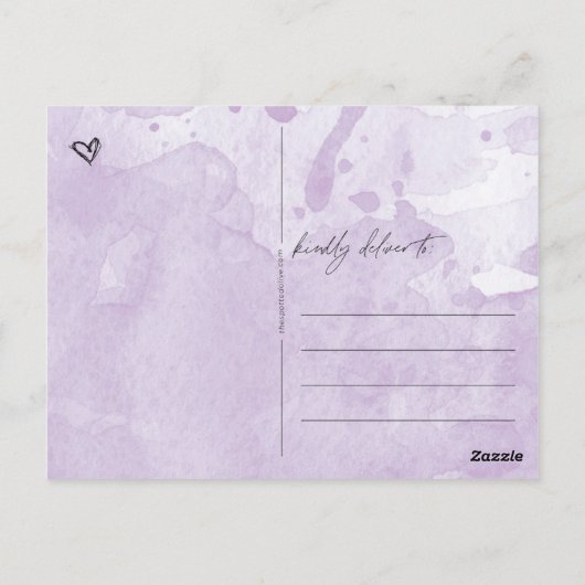 Denk aan jou briefkaart (Achterkant)