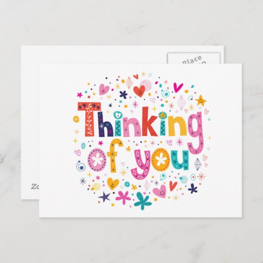 Denk aan jou briefkaart (Voorkant / Achterkant)