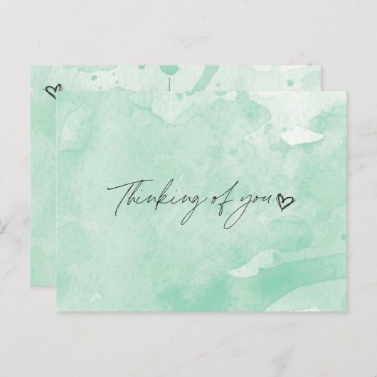 Denk aan jou briefkaart (Voorkant / Achterkant)