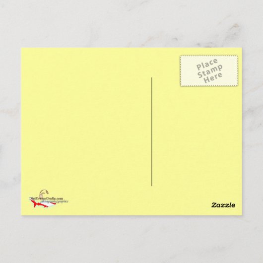 Denk aan jou... briefkaart (Achterkant)