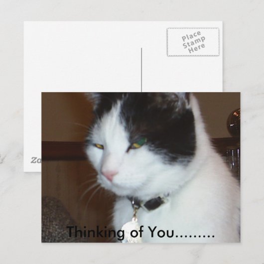 Denk aan jou......... briefkaart (Voorkant / Achterkant)