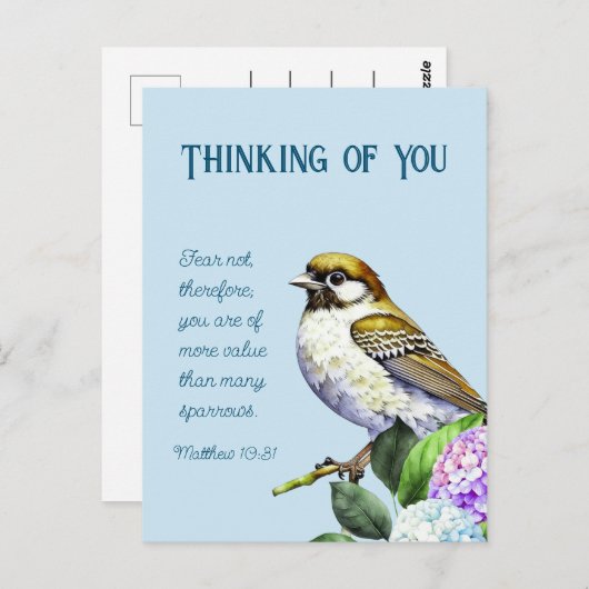 Denk aan jou briefkaart (Voorkant / Achterkant)