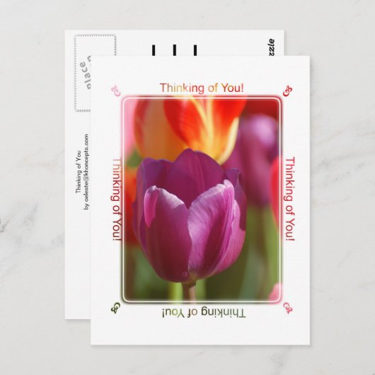 Denk aan jou briefkaart (Voorkant / Achterkant)