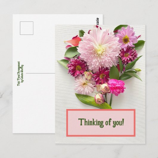 Denk aan jou! briefkaart (Voorkant / Achterkant)