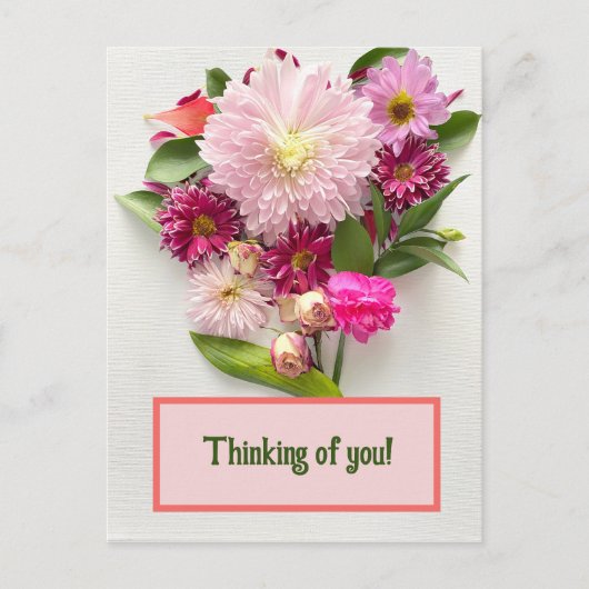 Denk aan jou! briefkaart (Voorkant)