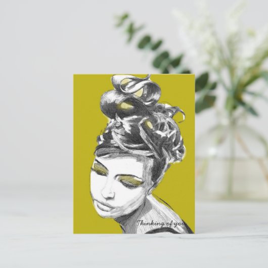 Denk aan jou... briefkaart (Staand voorkant)