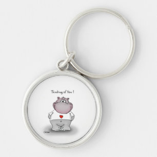 Denk aan jou! Cute gift voor je geliefde. Sleutelhanger