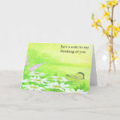 Denk aan jou Daisy Note Kaart (Gele Bloem)