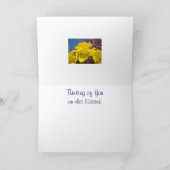 Denk aan jou deze Pasen! Kaarten Narcis Bloem (Binnen)