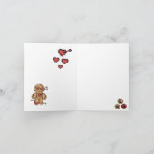 Denk aan Jou, Deze Valentijnsdag Voodoo Pop Kaart (Binnen)