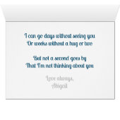 Denk aan jou die je vermist (Binnen Horizontaal (Onder))