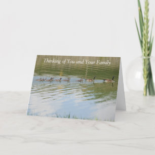 Denk aan jou en je familie kaart