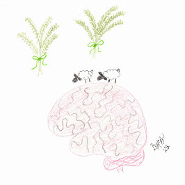 Denk aan jou... Ewe zijn in mijn gedachten Kaart