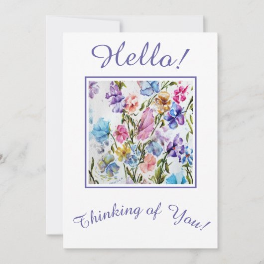 Denk aan jou feestdagenkaart (Voorkant)