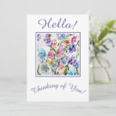 Denk aan jou feestdagenkaart (Staand voorkant)