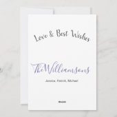 Denk aan jou feestdagenkaart (Achterkant)