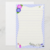 Denk aan jou - feilloos briefpapier (Voorkant / Achterkant)