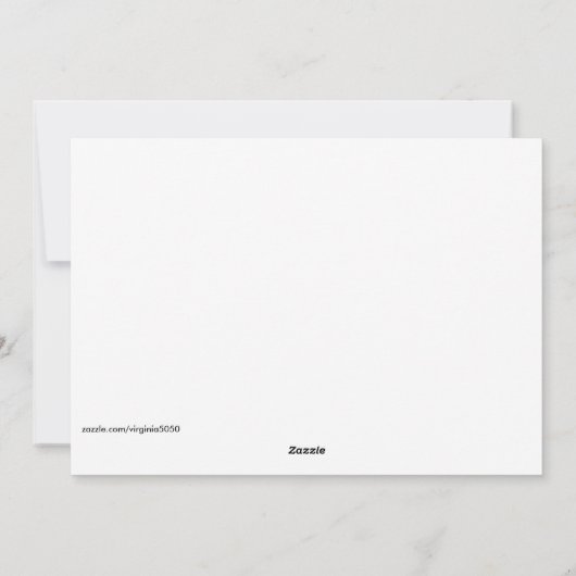 Denk aan jou, Glanzende Blauwe Glitzy Sjabloon (Achterkant)