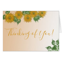 Denk Aan Jou Gouden Rustieke Bloem Kunst Sjabloon