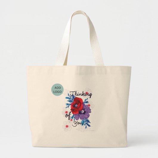 Denk aan jou grote tote bag (Voorkant)