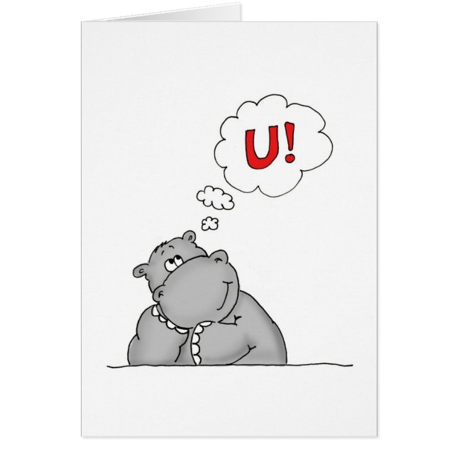 Denk aan jou - Hippo in Love (Voorkant)