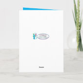 Denk aan jou, Hummingbird & Flowers Kaart (Achterkant)