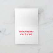 DENK AAN "JOU" IN "CHRISTMAS" KAART (Binnen)