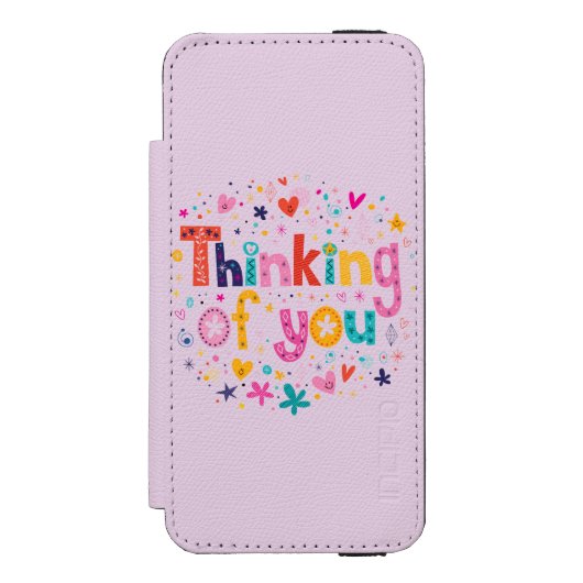 Denk aan jou incipio iPhone portemonnee hoesje (Voorkant Agenda)