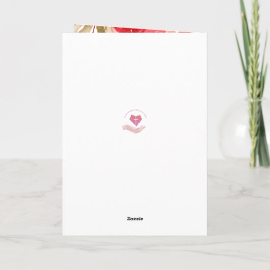 Denk aan jou - Je bent gekust en geliefd dan Bedankkaart (Achterkant)