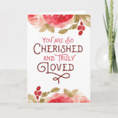 Denk aan jou - Je bent gekust en geliefd dan Bedankkaart (Voorkant)