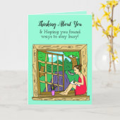 Denk aan jou, je missen kaart (Gele Bloem)