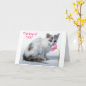 DENK AAN JOU / JE WORDT EEN JAAR OUDER KAART (Gele Bloem)