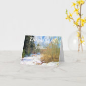 Denk aan jou kaart (Gele Bloem)