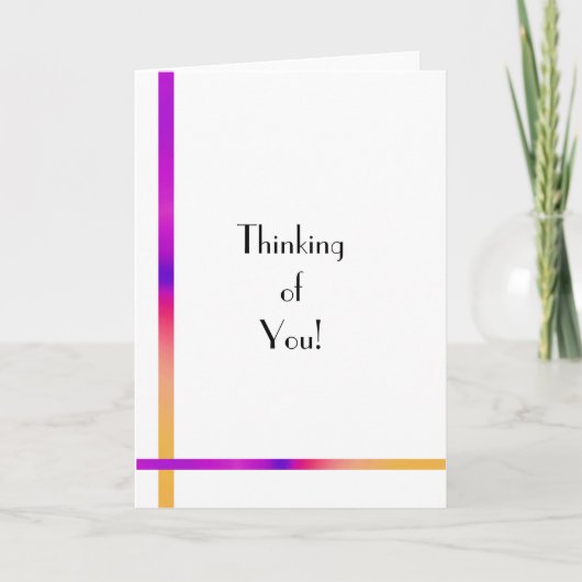 Denk aan jou! kaart (Voorkant)