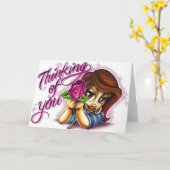 Denk aan jou kaart (Gele Bloem)