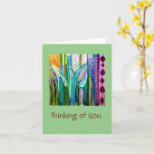 Denk aan jou kaart (Gele Bloem)