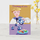 Denk aan jou kaart (Gele Bloem)