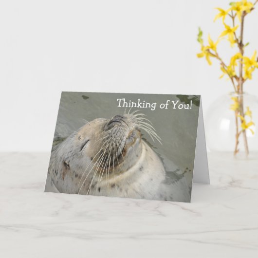 Denk aan jou! kaart (Gele Bloem)