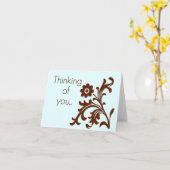 Denk aan jou kaart (Gele Bloem)