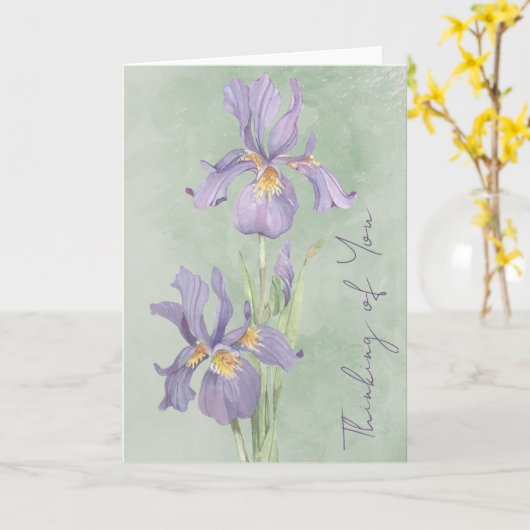 Denk aan jou kaart (Gele Bloem)