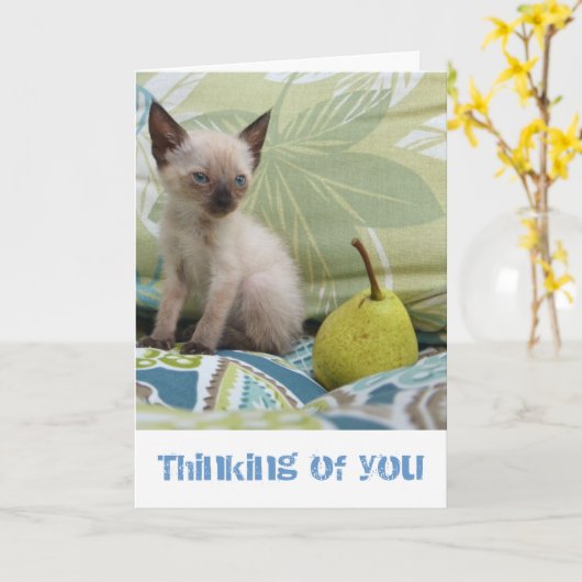 Denk aan jou kaart (Gele Bloem)