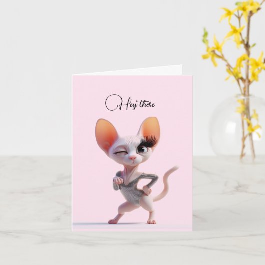 Denk aan jou kaart (Gele Bloem)