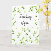 denk aan jou kaart (Gele Bloem)